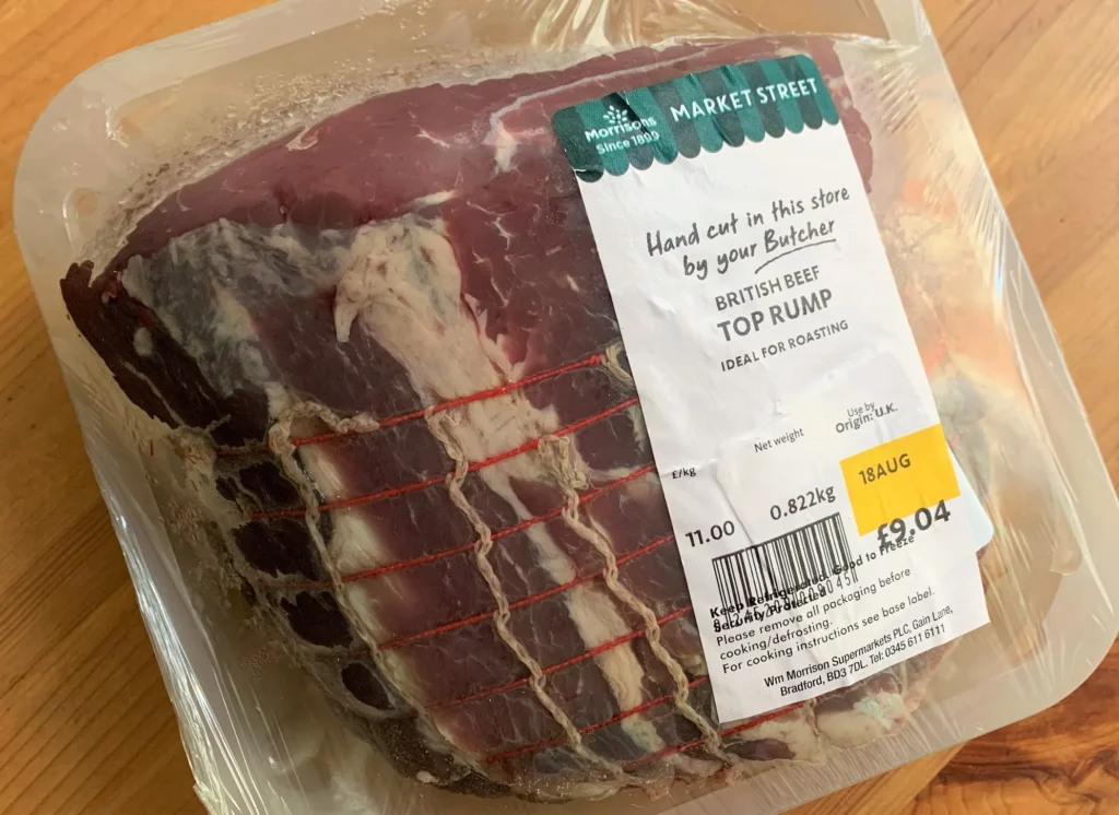 イギリス産牛肉　シンタマでローストビーフ